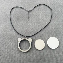 WRMHOM Mini Dia45mm oso modelo bordado aro DIY pequeño bordado aro Kit marco oso miniatura bordado marco(China)