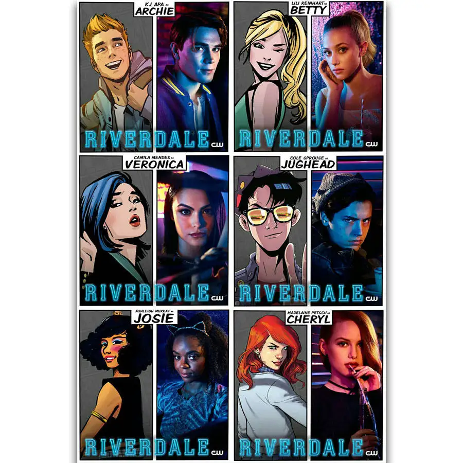 RIVERDALE TV SHOW Art Silk Poster 12x18 24x36