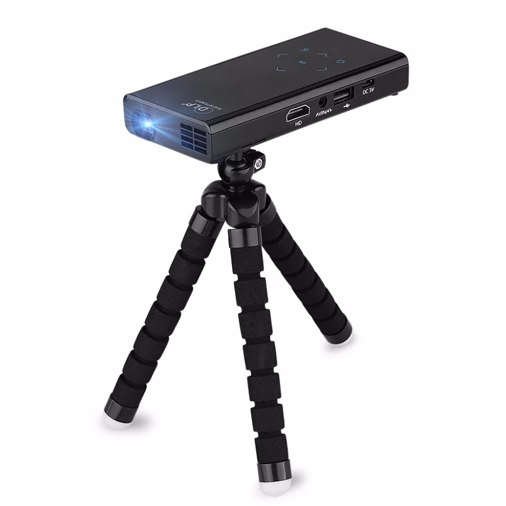 Excelvan E06 Portable DLP Projector Android 4.4 Pocket