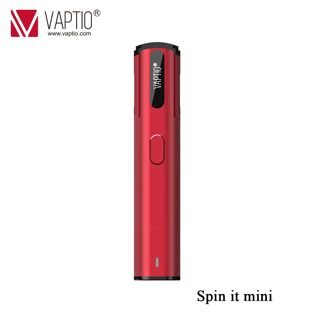 Authentic Vaptio Spin it mini Starter Kit built-in 500mAh battery 1.8ml capacity 15w Vape Pen Electronic Cigarette Vaporizer Authentic Vaptio Spin it mini Starter Kit built-in 500mAh battery 1.8ml capacity 15w Vape Pen Electronic Cigarette Vaporizer