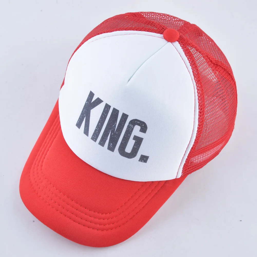 Детская кепка King Queen бейсбольная для мальчиков солнцезащитная Кепка девочек