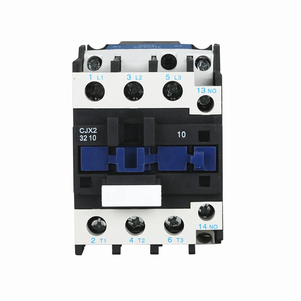 CJX2 3210 24VAC 36V 110V 380V 220V 50Hz катушечное напряжение 50A 3 полюсный 1NO 35mm контактор