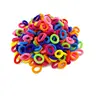Lote de bandas de goma suaves para niña, lazos de goma para el pelo, coleteros elásticos, color rosa, negro y blanco, 100 unidades ► Foto 1/6