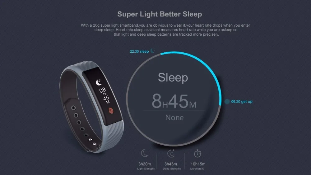 W810 IP67 Waterproof Smartband Fitness Tracker Bluetooth 4.0 Android