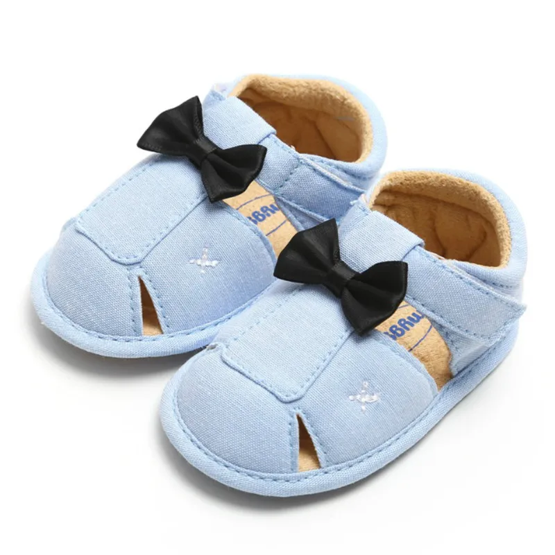 2019 Spring Summer Canvas Baby Shoes Newborn Baby Boy Hollow Solid ...