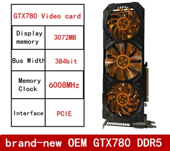 

New OEM GTX780 Independent 3G DDR5 Display Storage High-end Computer Chicken Game Video Card