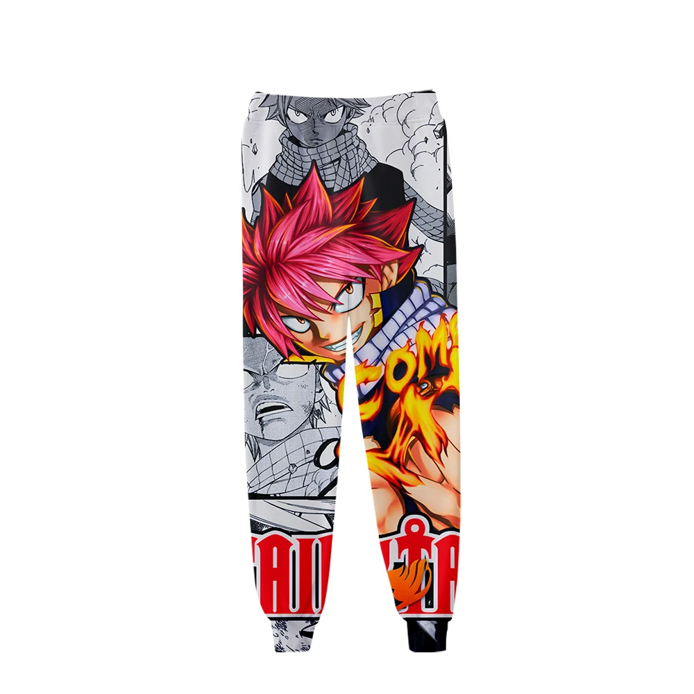 Leisure HIP HOP Japanese Anime FAIRY TAIL 3D pants high quality sports trousers popular trend comfortable casual | Мужская одежда