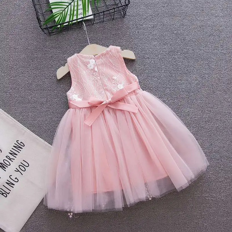 Праздничное платье для дня рождения; красивое платье с цветочным рисунком для маленьких девочек; летнее платье-пачка принцессы без рукавов; платье для маленьких девочек; одежда