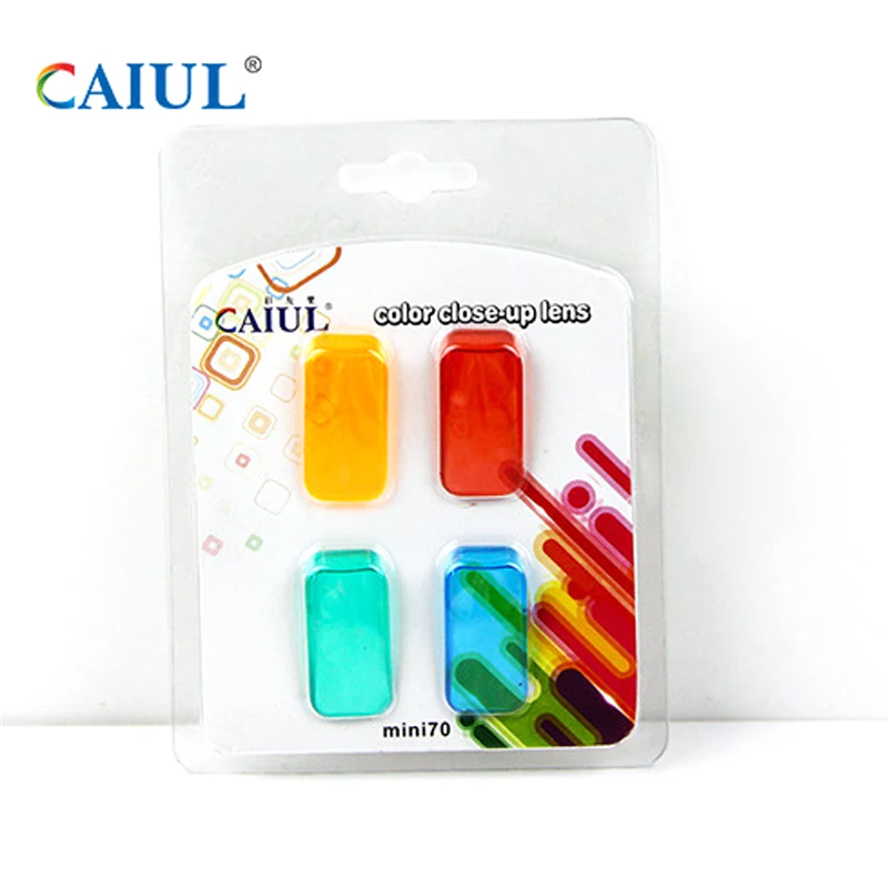 

4 in 1 Color Filter Close-up Lens Flash mirror For Fujifilm Instax Mini 70 Instant Film Camera 4 colors Free Shipping