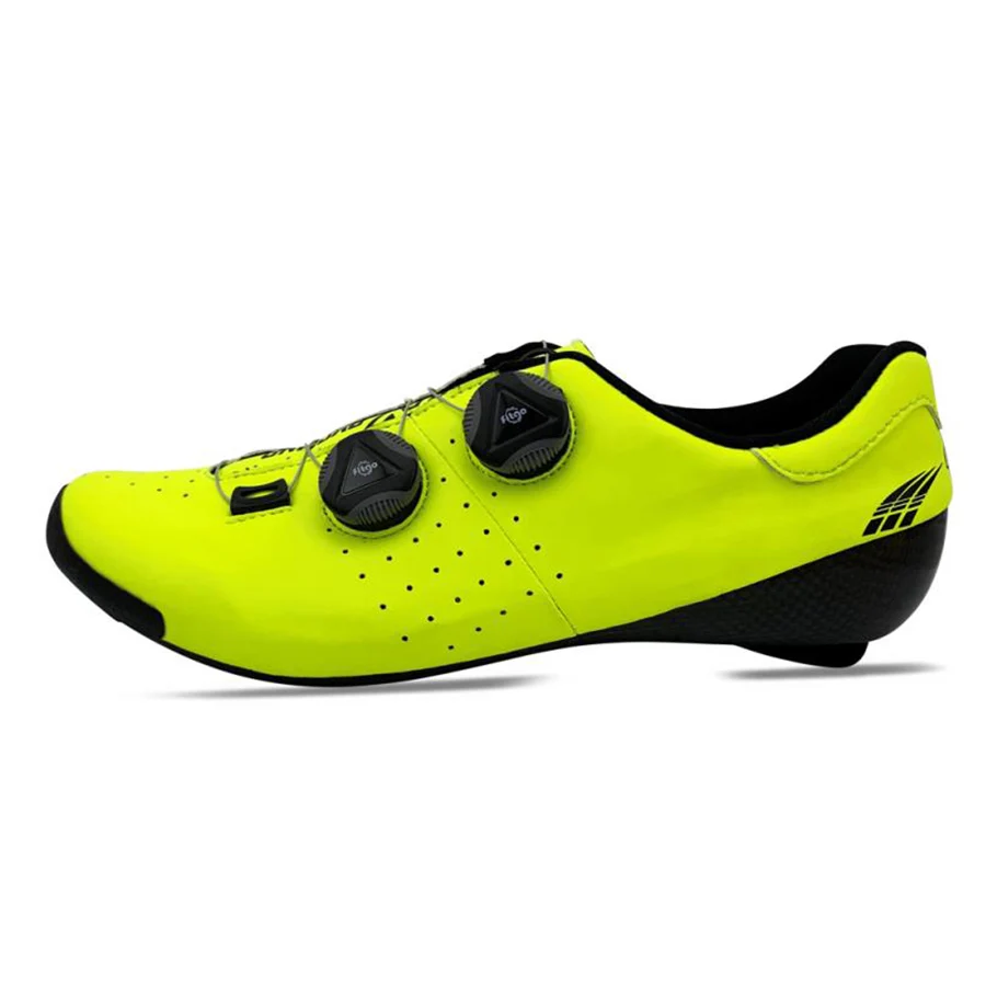 3K Углеродное волокно велосипедная обувь для шоссейной езды теплопроницаемая дышащая профессиональная самофиксирующаяся обувь для гоночного велосипеда велосипедные кроссовки Ciclismo - Цвет: Style 1 Green