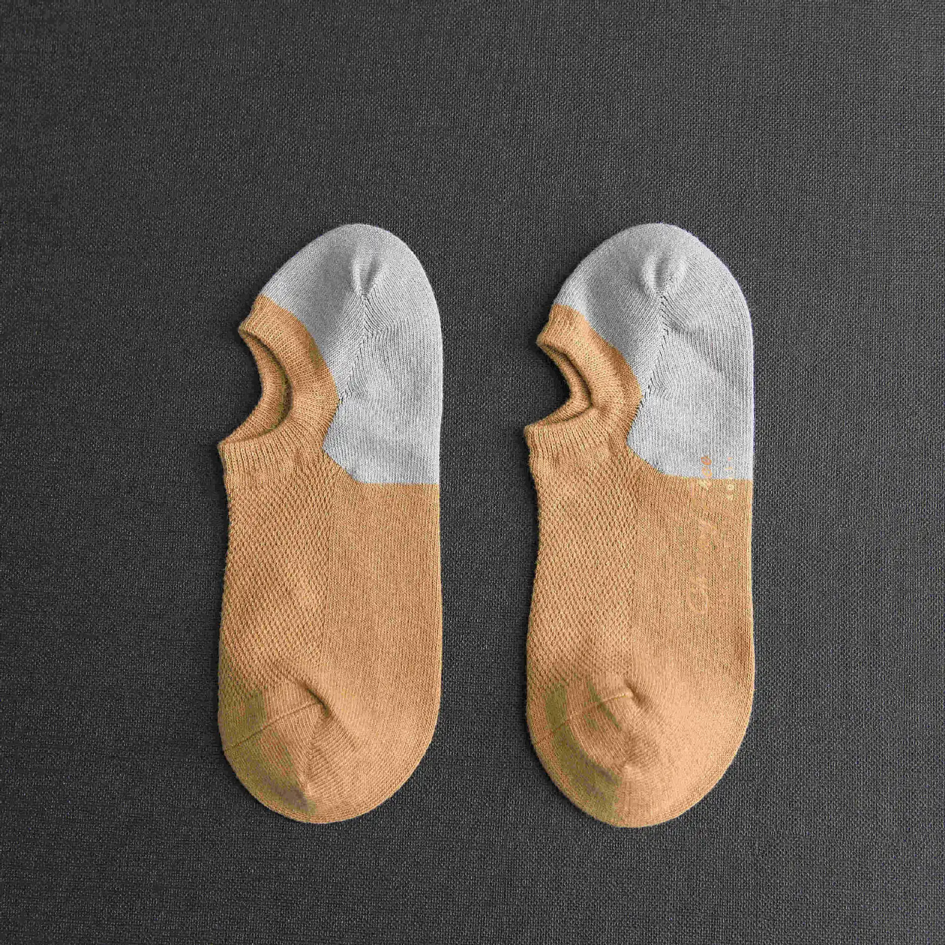 Летние невидимые носки конопляные бамбуковые короткие дышащие с открытым носком Веселые мужские спортивные бизнес Белые Полосы Хлопок harajuku - Цвет: yellow