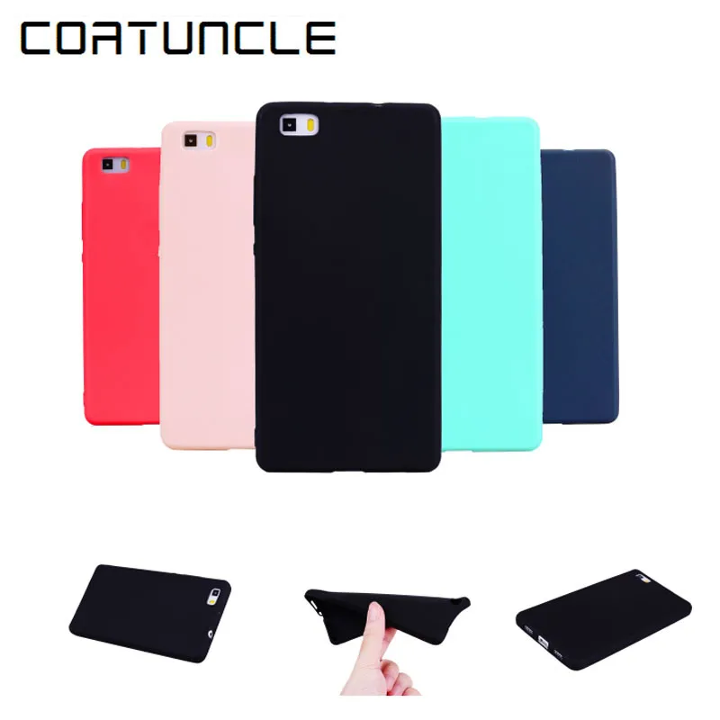 

COATUNCLE TPU Soft Cases Huawei P8 lite Case Slim 360 Candy Color Silicon Back Cover Huawei P8 Lite 2017/ Honor 8 Lite Case