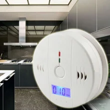 Детектор угарного газа отравления угарным газом сигнализатор уровня окиси углерода Детектор ЖК-дисплей Photoelectric независимых 85dB Предупреждение Высокочувствительный