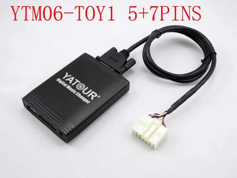 Yatour для Toyota Lexus1998-2004 Автомобильный цифровой музыкальный сменный USB MP3 AUX адаптер 200/250 GS 300/430 GX 470 LX470 RX300 LS 430