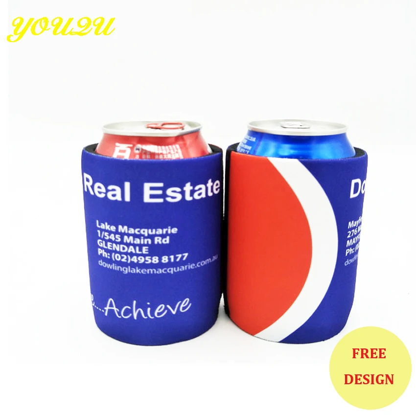 

Drink cooler neoprene koozies for 330ml beer can with custom printing