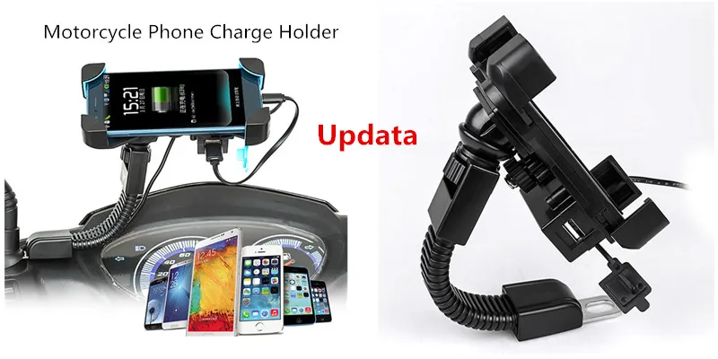 Shentesel Motorcycle Rearview Mirror GPS Holder Phone Bracket Stand Waterproof XL Shentesel Motorcycle Rearview Mirror GPS Holder Phone Bracket Stand Waterproof XL