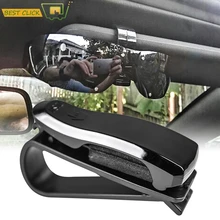 Accesorios 5 colores UNIVERSAL coche AUTO CLIP de cierre para parasol de vehículo gafas de sol lentes gafas billete CLIP de soporte de bolígrafo