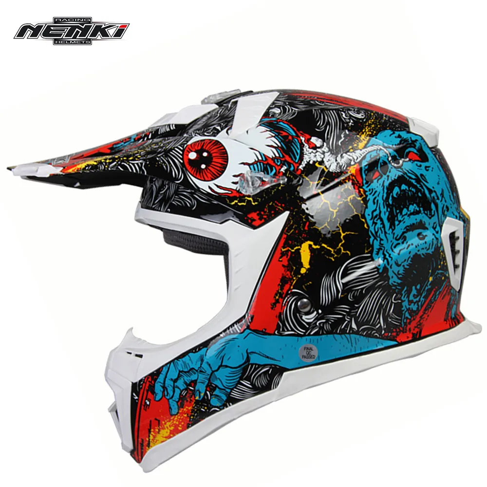 NENKI Fiberglass Motocross Helmet ATV Dirt Bike Off Road Rally Racing Capacete Casco Casque Kask MX316-2 Motorcycle Helmets