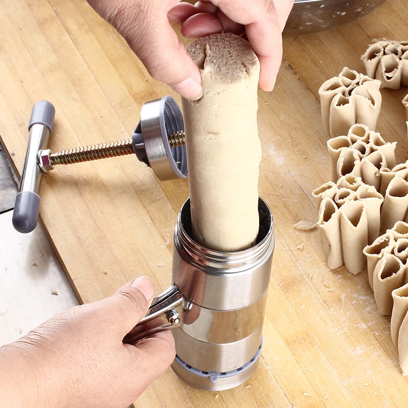  vanzlife Stainless steel manual pasta machine Small hand pressing machine squeezed dough Creative k - 32949727772