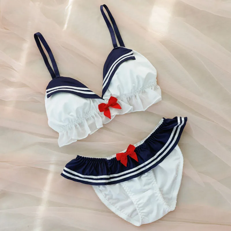 Cosplay&ware Anime Style Sailor Moon Cosplay Costume Lolita Girl Navy Intimates Japanese Maid Milk Silk Bras Amp Panties Set Wirefree Underwear -Outlet Maid Outfit Store HTB1yIShOYPpK1RjSZFFq6y5PpXaZ.jpg