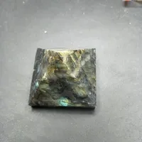 1pcs 50-60g Natural labradorite Mascot Quartz Pyramid Crystal Stone Healing Home Decor/DIY Ornament very good color 2