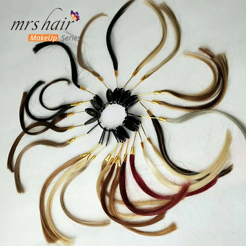 hair extensions color chart /100% Human hair COLOR RING / COLOR CHART/ for hair extensions 28 different colors