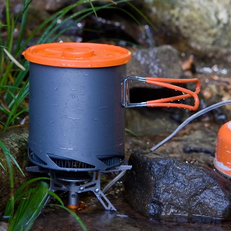 Fuego Arce Intercambiador de Calor olla de Camping al aire libre utensilios de cocina hervidor 1.5L/1L FMC-K2/FMC-XK6