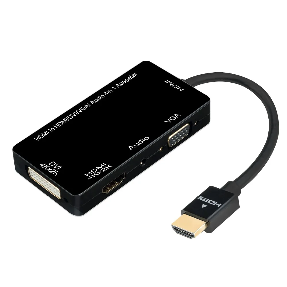 GREATLINK 4в1 все в одном HDMI к HDMI VGA DVI аудио с микро адаптер и конвертер USB для геймпада кабель для видеокарта для ноутбука компьютеров