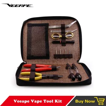 

Veeape Vape Tool Kit Camouflage Carry bag Tools DIY Tool kits Coil Jig Elbow Ceramic Tweezer Cutter Plier Atomizer tools