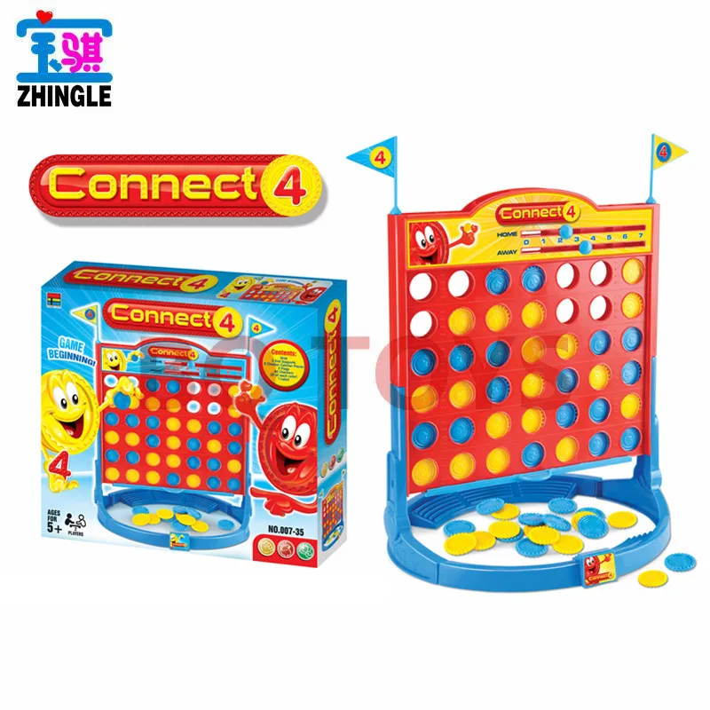 

Large three-dimensional four-game chess game Puzzle children's desktop game large four-game chess toy connect 4 in love