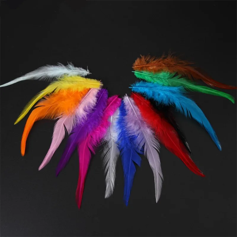 

50 Pcs 4-6inches/10-15CM Beautiful Natural Pheasant Feathers Diy Jewelry Decoration High Quality Solid Color Pheasant Feather