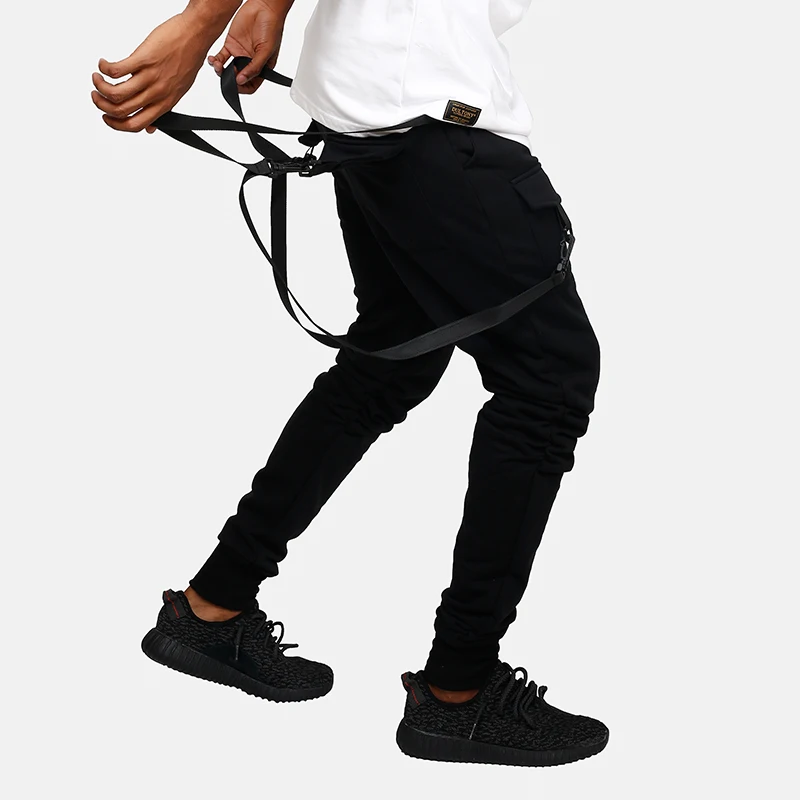 Для мужчин брюки с карманами в стиле хип-хоп джоггеры сухой полной длины Для мужчин брюки плюс Размеры брюки Для мужчин ремень человек