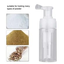 Прозрачный порошковый распылитель ПЭТ пустая бутылочка с распылителем порошковый спрей дорожная бутылка для блеска Ароматические порошки для летнего туристического лагеря