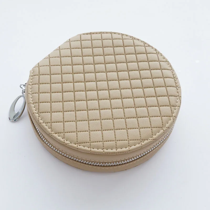 RACAHOO New Fashion Car Lattice CD Box For DVD Case Automotive Supplies Storage Box Home Car Holder High Quality Leather CD Bag5