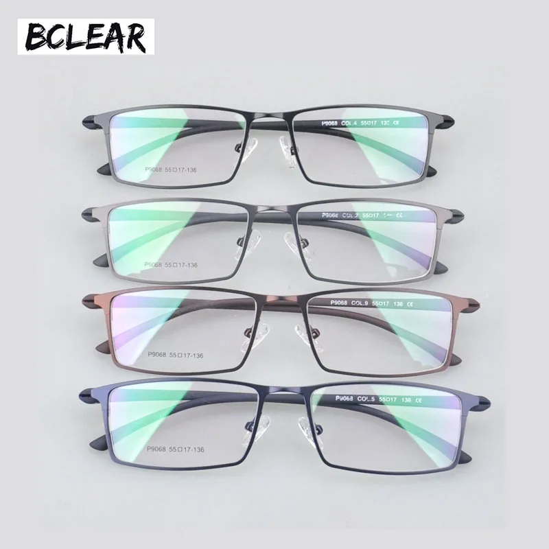 BCLEAR, хит, Новое поступление, сплав, оптическая оправа, очки для деловых мужчин, оправа для очков для близорукости, пресбиопии, полная оправа, 9068