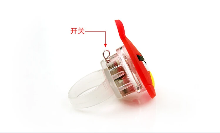 Best Birthday Gift 3600pcs/lot Glowing cartoon finger rings, LED flashing light toy for kids birthday party favors,animal and fr