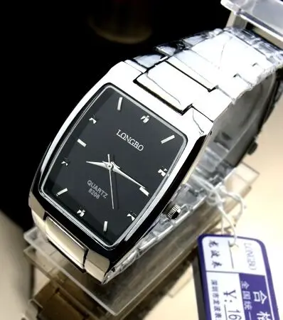 Water Resistant Fashion Longbo Brand Full Stainless Steel Watch Man Business WristWatches Quartz Clock Men Dress