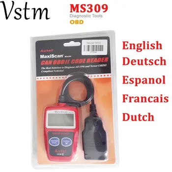 

2019 OBD2 MaxiScan MS309 CAN BUS Code Reader EOBD OBD II Diagnostic Tool MS309 KW806 Code Scanner PK OM121 AD310 MS300