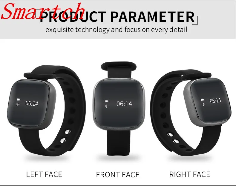 Smartch Smart Wristband V8 Watches Blood Pressure Fitness Tracker Smart Bracelet Heart Rate Monitor Pedometer Smart