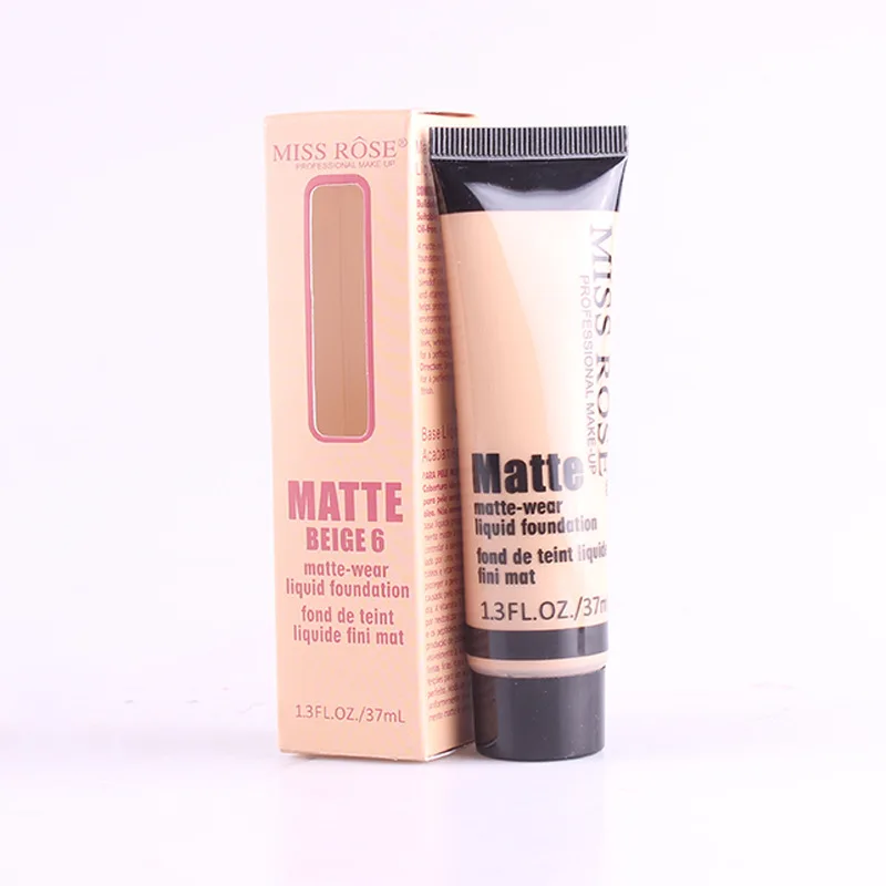 

Miss Rose 37ML Face Concealer Makeup Natural Moisturizer Brighten Cream Pro Base Concealer Liquid Foundation Primer