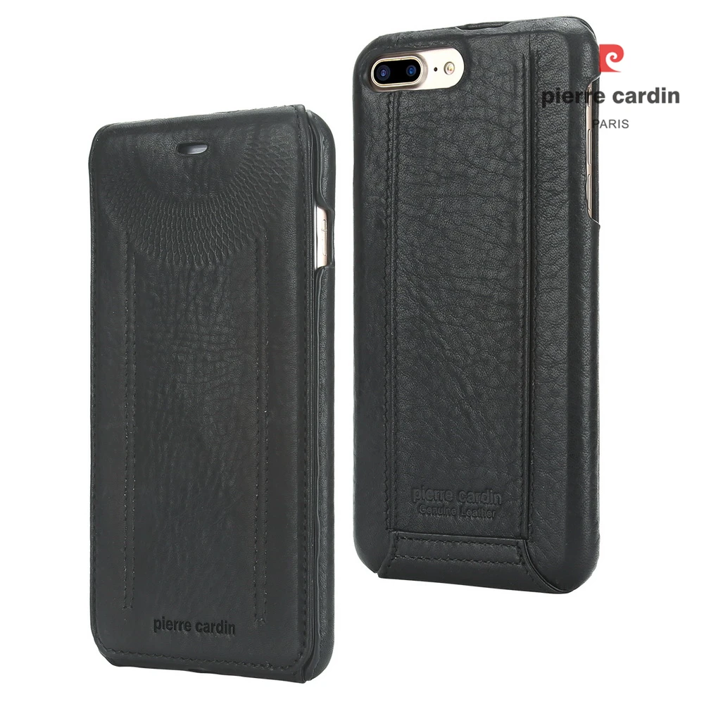 Оригинальные чехлы для телефонов Pierre Cardin сумки iPhone 7 8/ 8 Plus Вертикальный флип