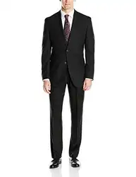 Для мужчин костюм Мода 2018 г. на заказ Slim Fit черный свадебные смокинги женихов best человек смокинг homme комплект из 3 предметов