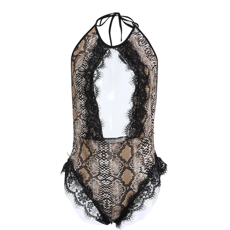 Sexy Lingerie Erotic Underwear Sexy Onesies Womens Sexy Plus Size Snake Lace Lingerie Underwear Bodysuit Sleepwear (4)