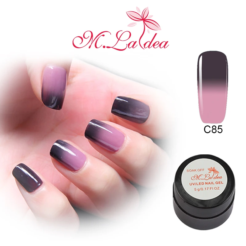 

m.ladea 5ml gel polish thermo nail varnish 1 jar paintting UV&LED nail gel