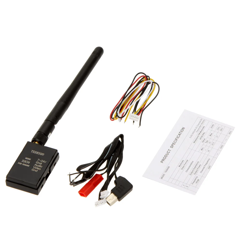 

Skyzone TS58500 5.8G 500mW 32CH Mini AV Transmitter Module for Phantom Walkera 350 Series FPV Quadcopter DIY Racing drone