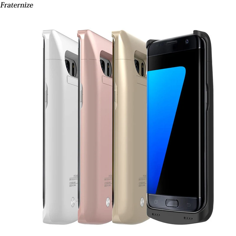 

5200mAh Battery Charger Case For Samsung Galaxy S7 Edge Slim External Power Bank Charging Stand Cover Backup Charger Cases
