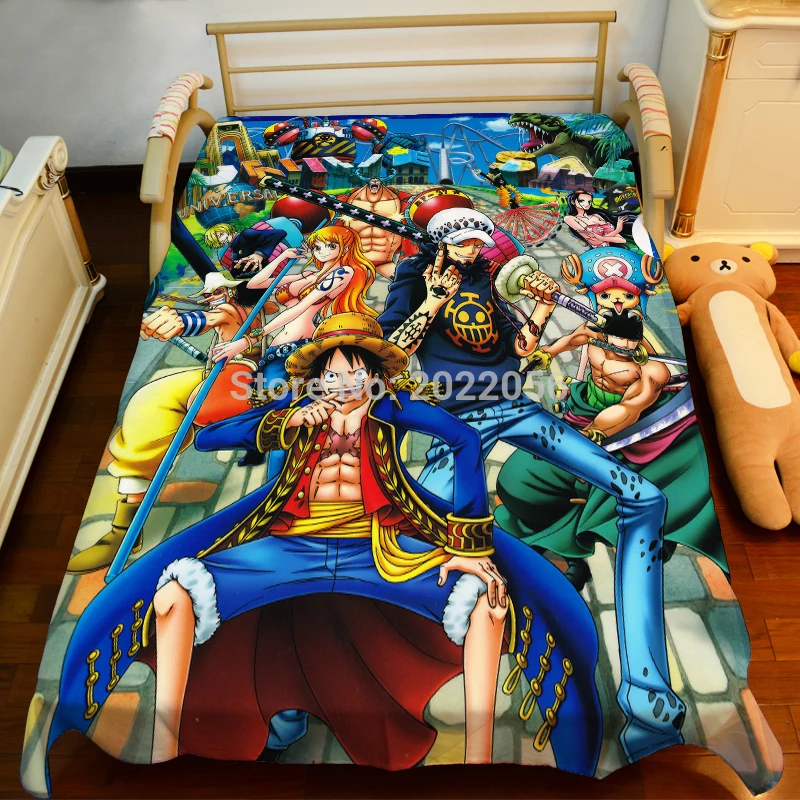 Anime Manga One Piece Bed Sheet 150 200cm Bedsheet 001 in Sheet From