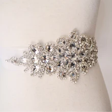 Свадебный пояс с бриллиантами 24 см, длина 9 см, ширина 3,8 см, атласная лента темно-синего цвета, свадебные аксессуары для свадебных платьев