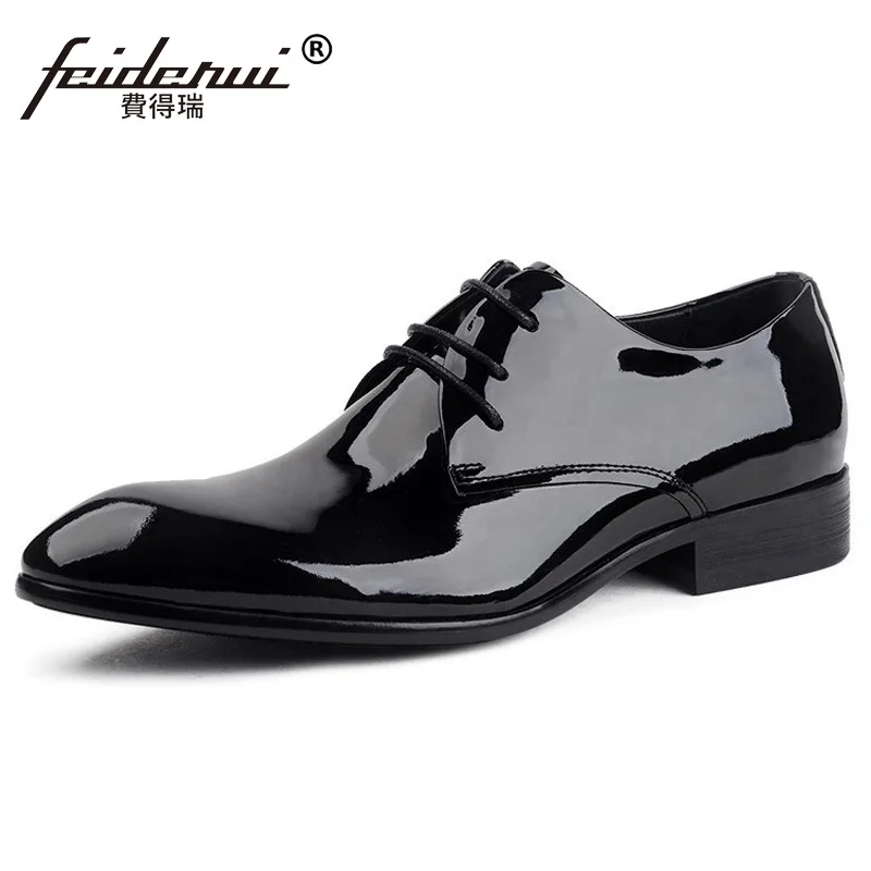 Luxury Formal Man Bridal Dress Shoes Patent Leather Wedding Party