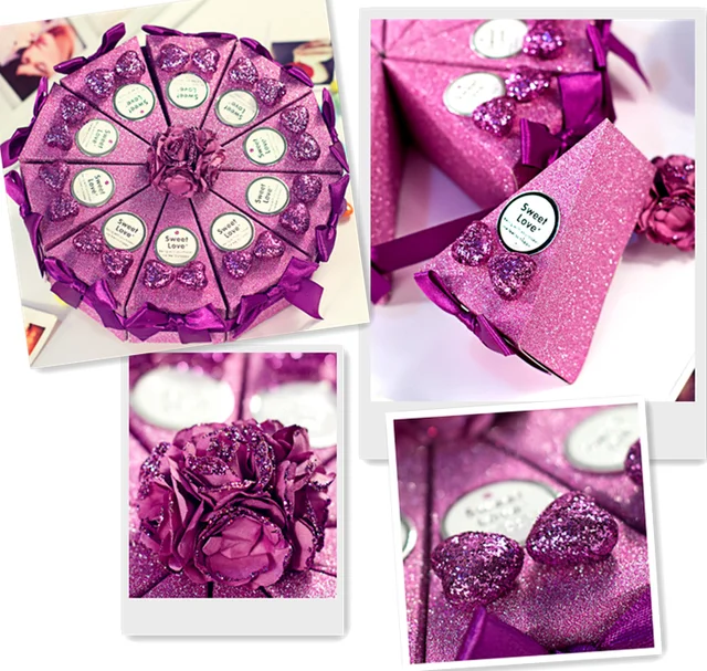 5 cakes 50pcs purple